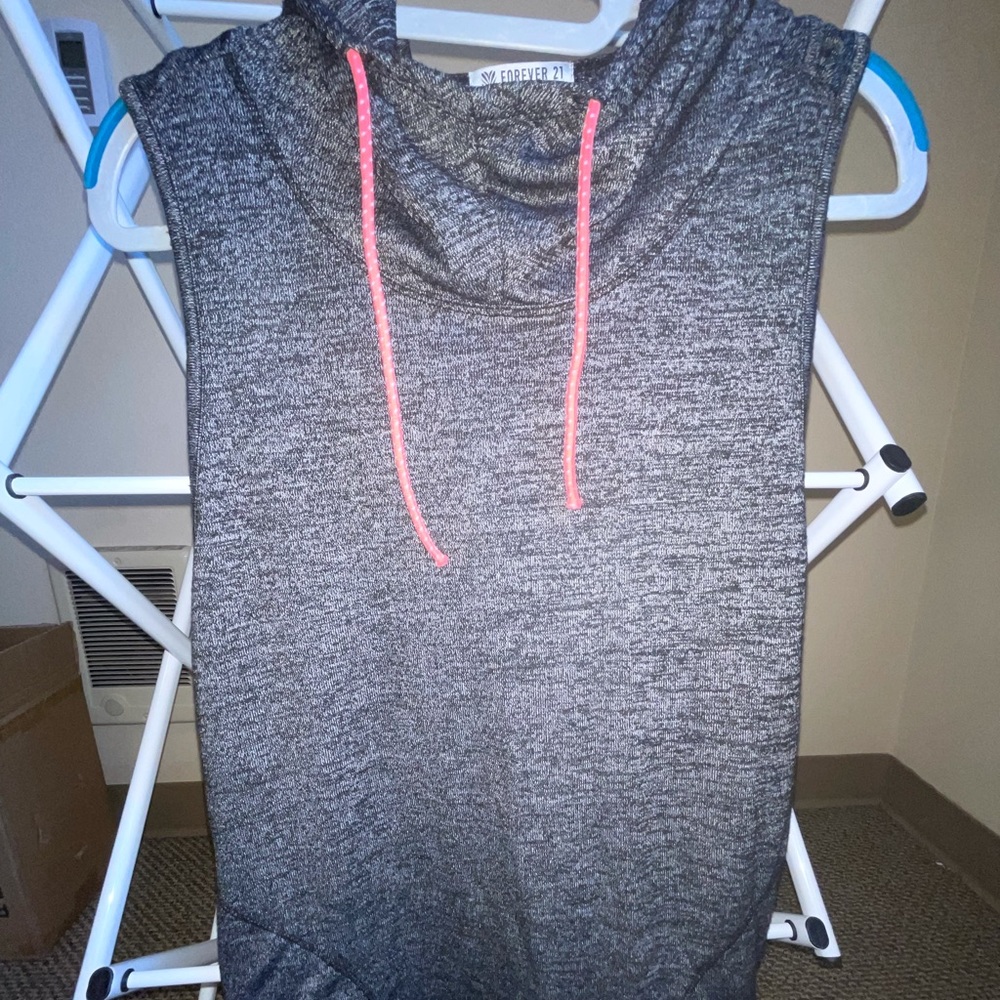 Forever 21 Turtle Neck Open Back Workout Tank